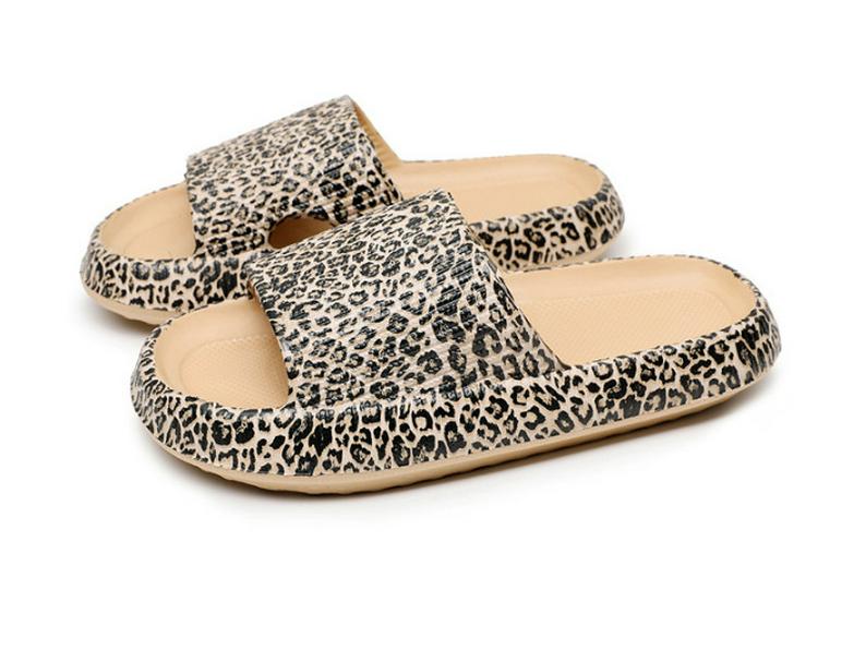 

Унисекс тапочки для дома с толстой подошвой из ЭВА с леопардовым принтом 40/41