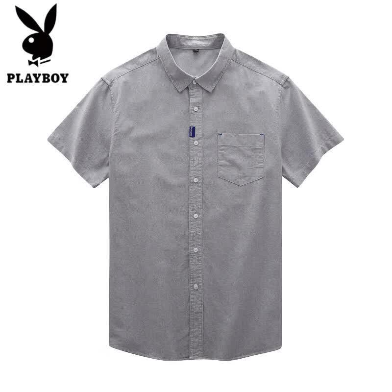 PLAYBOY Men s Short Sleeve Summer Casual Tops XL