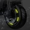 Car Wheel Hub Reflective Stickers Tire Rim Luminous Accessories For Hyundai Tucson Solaris I30 Creta Ix35 I40 Veloster Santafe
