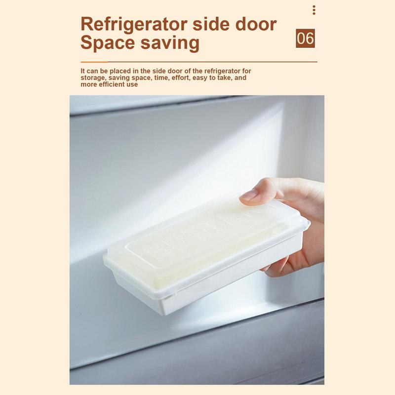 Beurrier avec couvercle, boîte de conservation du beurre avec coupe-beurre, boîte de rangement pour le réfrigérateur, maison