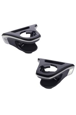 Tsuchiya Yac Drink Holder for Driver Seat Passenger Seat Set Corolla Cross 10 Series Black Silver SY-CO5 SY-CO6