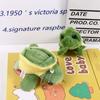 Ring Ornaments PP Cotton Korean Style Key Buckle Women Key Holder Plush Key Chain Tortoise Pendant