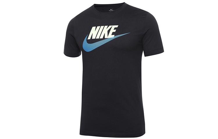 

Nike T Shirts Men s Black Crew Neck Moderate Straight Fit DB6523-010 L