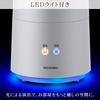 Iris Ohyama Ultrasonic 280ml 3L Tank Capacity tatami 11 Hours of Continuous Touch LED for Tabletop or Desk Antibacterial White UHM-280B-W Humidifier,