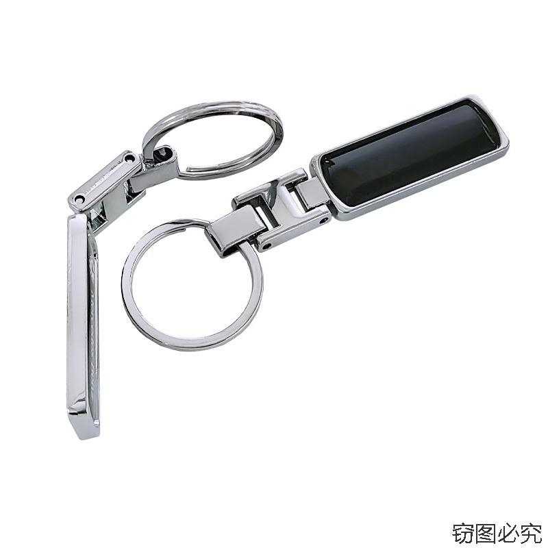 Metal Alloy Epoxy Car Keychain Business Key Ring Decoration for Chevrolet Aveo Malibu Spark Orlando Cruze Captiva Optra Trax