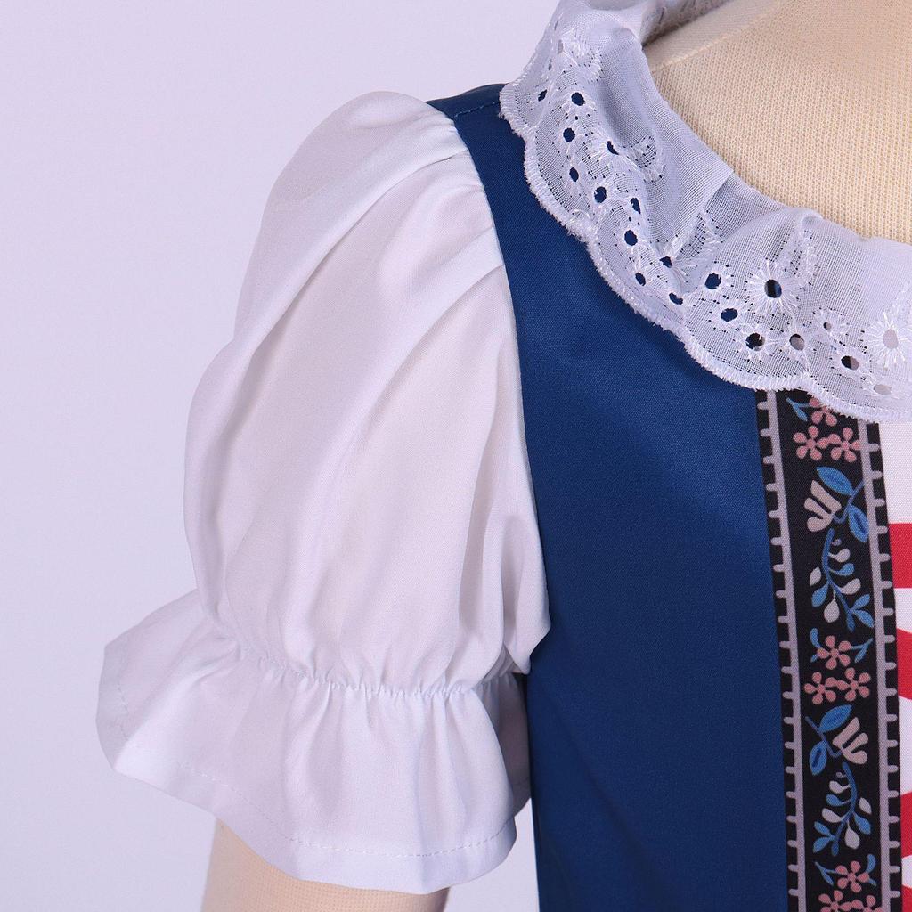 Children's Bavarian Pink Oktoberfest Costume Dress