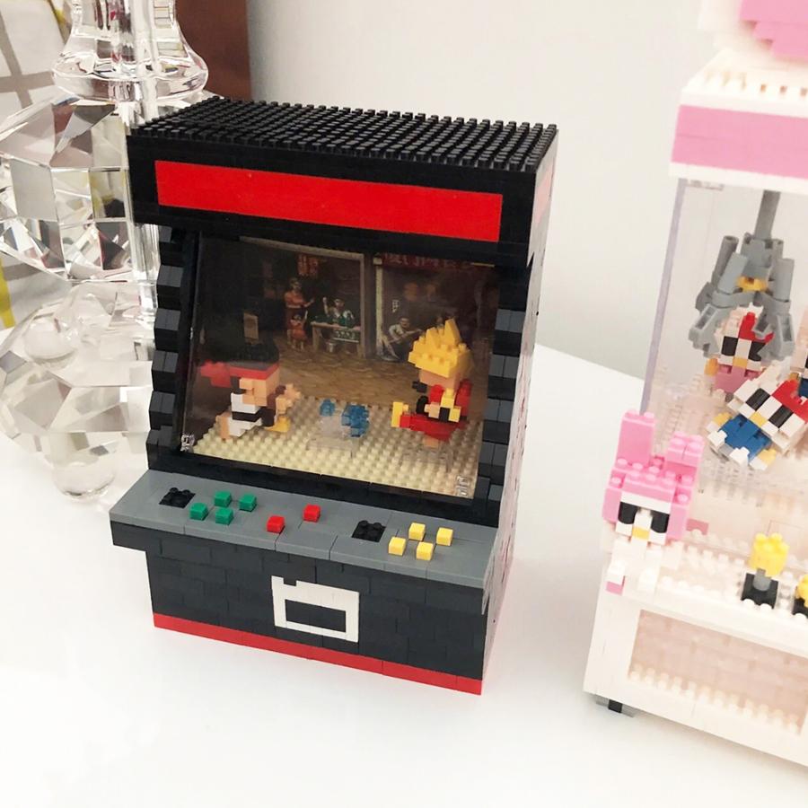 Máquina de Juego de Lucha de Anime Japonés Bloques de Construcción Modelos Juegos de Micro Partículas Bloques Educativos Para Niños Regalos de Navidad