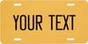 Custom Aluminum Car Tag Personalized Front License Plate Metal Wall Decor for Garage
