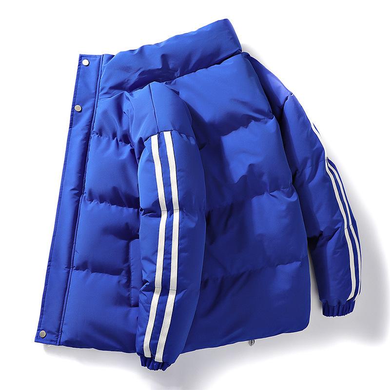 

Утепленная одежда, мужские и женские топы, пальто, утолщенные и теплые на зиму, новая защита от холода для пар, повседневный Douyin универсальный 4XL синий