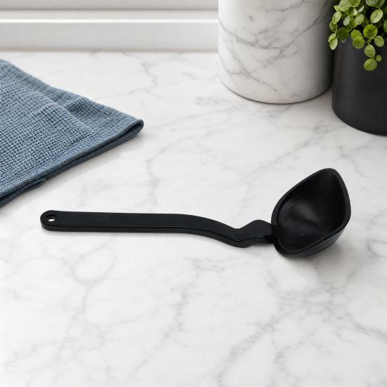 Silicone Cooking Spoon, Heat Resistant Folding Flat Spoon, Space Saving Cooking Spoon, Heat Resistant Kitchen Utensil for Baking