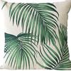 Plant and Flower Pillowcase American Pastoral Linen Pillowcase Cushion Cover Home Sofa Car