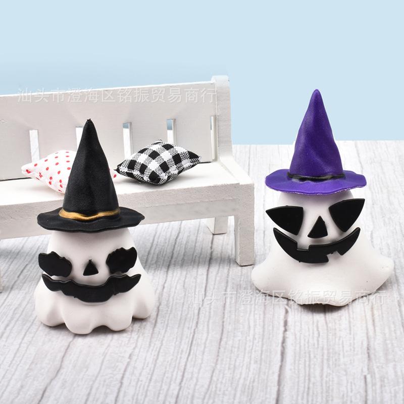 Pumpkin Ghost Clay Kit, Halloween Decoration Mini Creative Figurine, Kids Craft Toy Gift