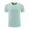Solid Color Short Sleeved T-shirt Breathable Quick Drying Outdoor Running Sports Men's Stretch Short Sleeved T-shirt