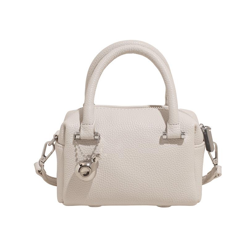 New Handbag Women's Fashion Shoulder Bag Solid Color Messenger Bag