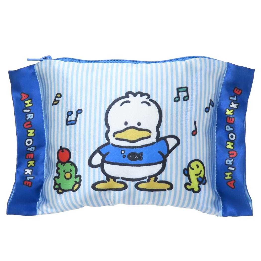 Ahiru no Peckle Cosmetic Pouch Pillow Sanrio Morishita Makeup Small Item Holder Character Goods Cinema Collection