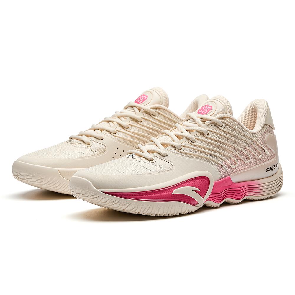 Anta Shunxi 2 Tulip Professionelle Basketballschuhe Herren Sneaker Hellrosa 912521110Q-11