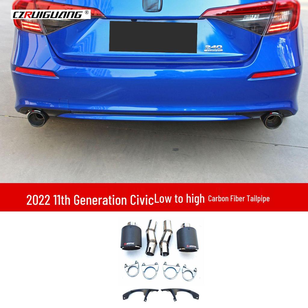 2022 11th Gen Civic US Sport Body Kit: Front Lip, Side Skirts, Rear Spoiler & Diffuser.