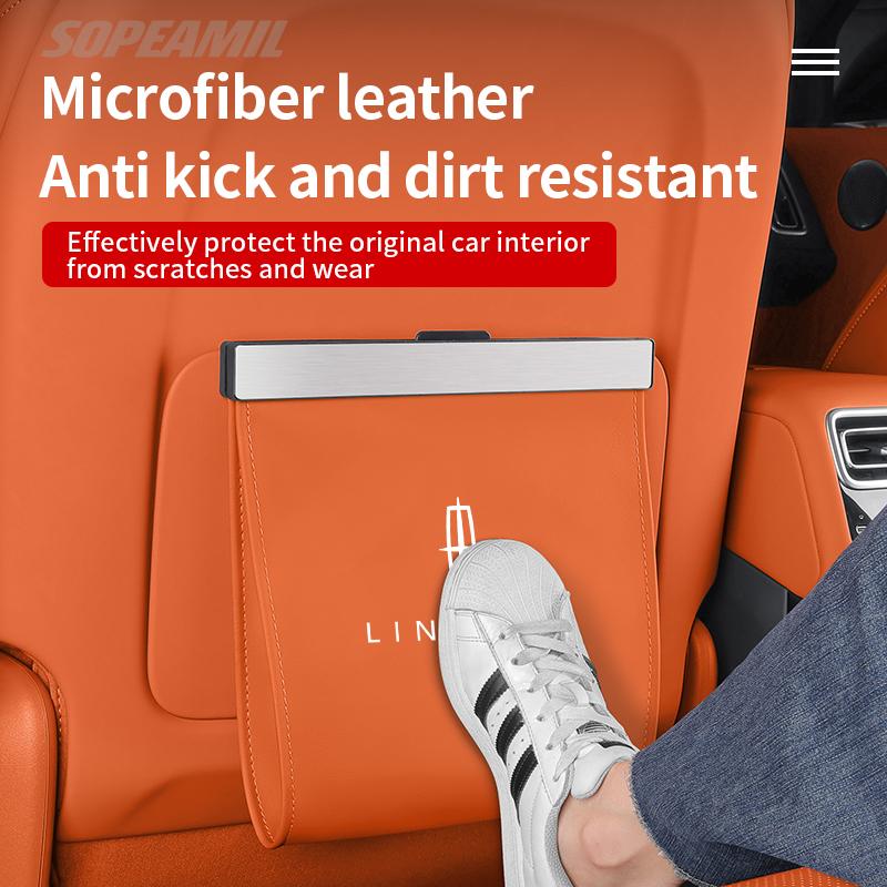 Lincoln Z MKZ MKC MKX MKT Navigator Aviator Nautilus Corsair Car Garbage Bag Led Light Seat Back Hanging Trash can Storage Bag tr1