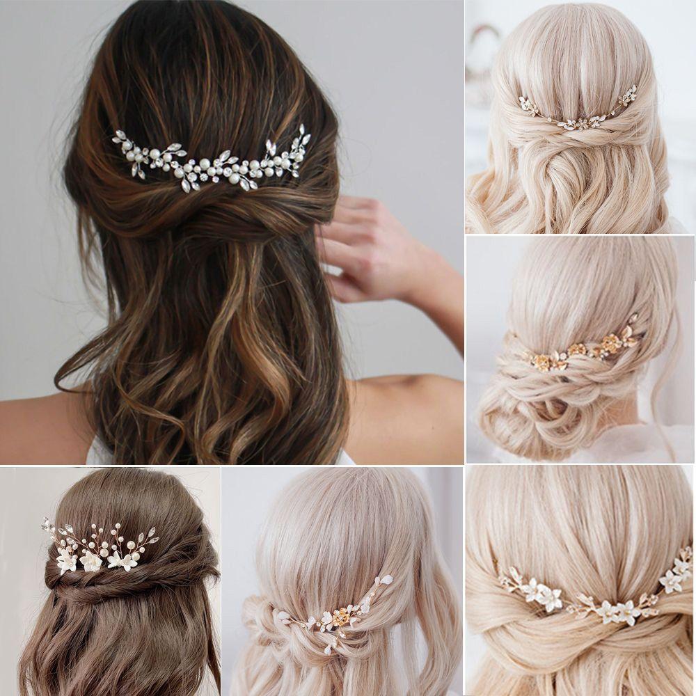Girls Hair Ornament Decoration Rhinestone Hair Pins Bridal Hairpin Tiara Jewelry Crystal Headband