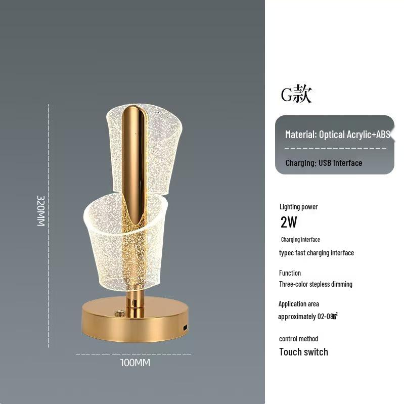 

Скандинавская акриловая настольная лампа-бабочка – Креативная прикроватная и барная атмосферная лампа для отелей и спален.