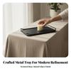 Sturdy Catchall Tray with Raised Edges | Versatile, Tabletop Tray, Modern, for