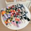 Women'S Thin Narrow Long Colorful Striped Scarf Autumn And Winter New Design Hot Girl All-Match Decorative Scarf