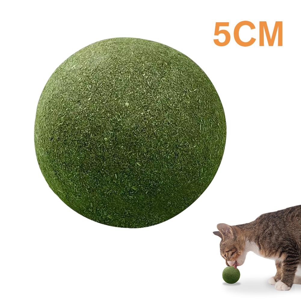 Bola de Catnip Extra Grande 10 cm Jumbo Gigante Fruta de Catnip Juguete Para Aliento Fresco Juguete para Gatos Suministros para el Cuidado de Gatos en Casa Palo Divertido Sisal Campana
