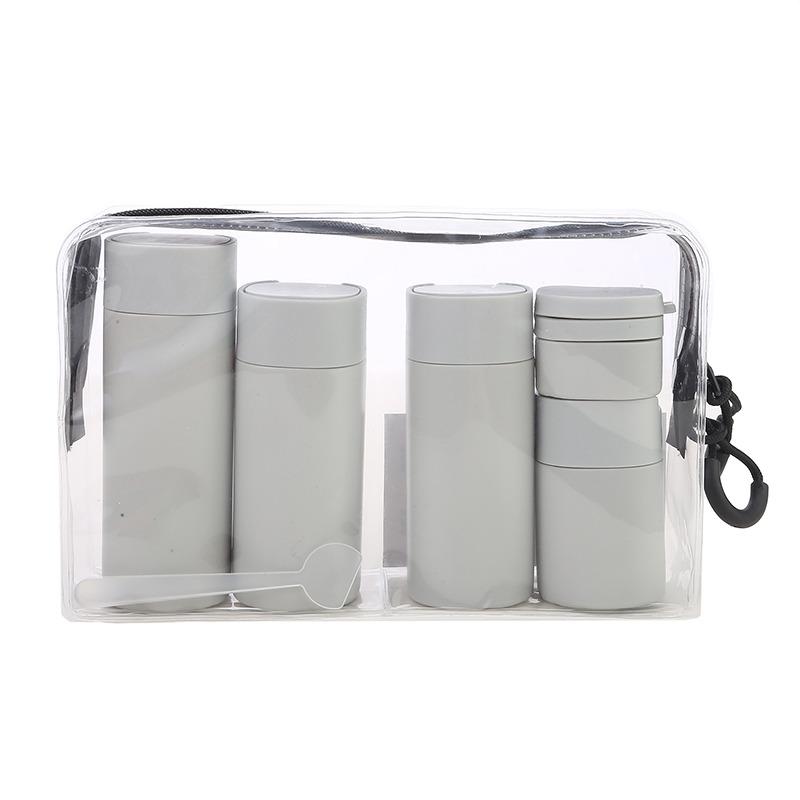4Pcs/Set Refillable Bottle 90ml  Soft Silicone Lotion Container Squeeze Tube Empty Bottle Portable Travel Shampoo Bottle