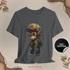Playful Cartoon Monkey T Shirt For Fun Casual Wear Perfect S Birthdays Everyday Use Family Gatherings Summer Outings Vintage