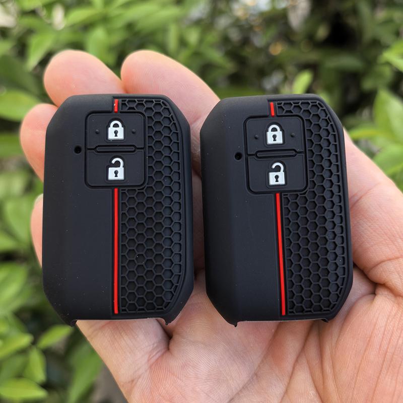 Key Case For Suzuki Swift Gxl Sport Katana Vitara Ignis Jimney Xl7 Ertiga Silicone Holder Car Accessories Keychain Key Cover Fob