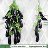 Simulated Vegetable Skewers Garland with Red Peppers, Garlic, and Peanuts for Farmhouse Decoration