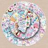 50 Retro Japanese Cartoon Animal Stickers: Cute, Waterproof Decor for Laptops & Water Bottles