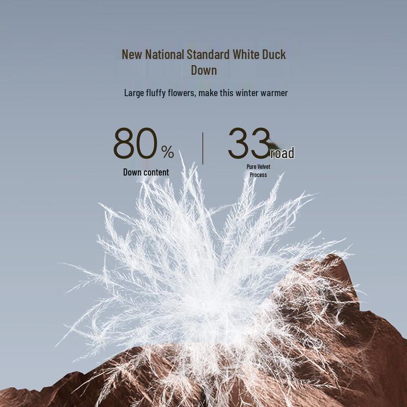 Antonio Men's Lightweight 80% Down Stand Collar Jacket