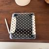 Custodia Buckle per iPad Pro 2021 - Pois a sei colori con design a cuoricini femminili