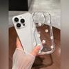 Wave Cream Pattern Corrugated Small Daisy Transparent TPU Mobile Phone Case Processing Production iPhoneAIR Protective Case
