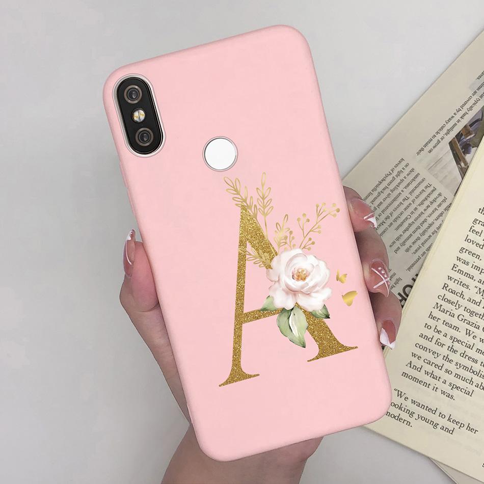 Case For Xiaomi Mi A2 A 2 Lite A1 A 1 MiA2 MiA1 Cute Letters TPU Silicone Bumper Soft Back Cover for Xiaomi Mi 5X 6X Phone Case