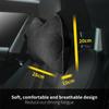 QDIM8 Soft Car Headrest Pillow Neck Rest Cushion Support Seat For Kia Ceed Sportage Picanto Cerato Seltos Soul Rio 3 4 5 2021 2020 GT