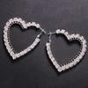 Love Earrings Fashion Personality Simple Diamond Earrings European and American Trendy Accessories Women