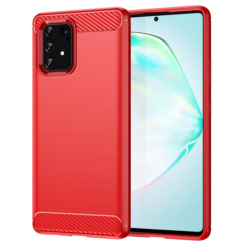 

Чехол-накладка для Samsung Galaxy S10 Lite Для Samsung S10 Lite Capas Бампер Противоударный Мягкий ТПУ чехол Для Samsung S10 Lite Fundas For S10 Lite красный