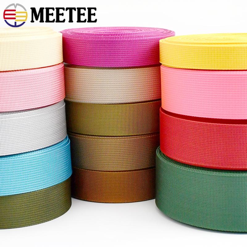 3M 20-38mm Nylon Webbing Tapes Braid Ribbon Band Knapsack Safety Belt Handbag Strap Trimming DIY Bias Binding Sewing Accessories