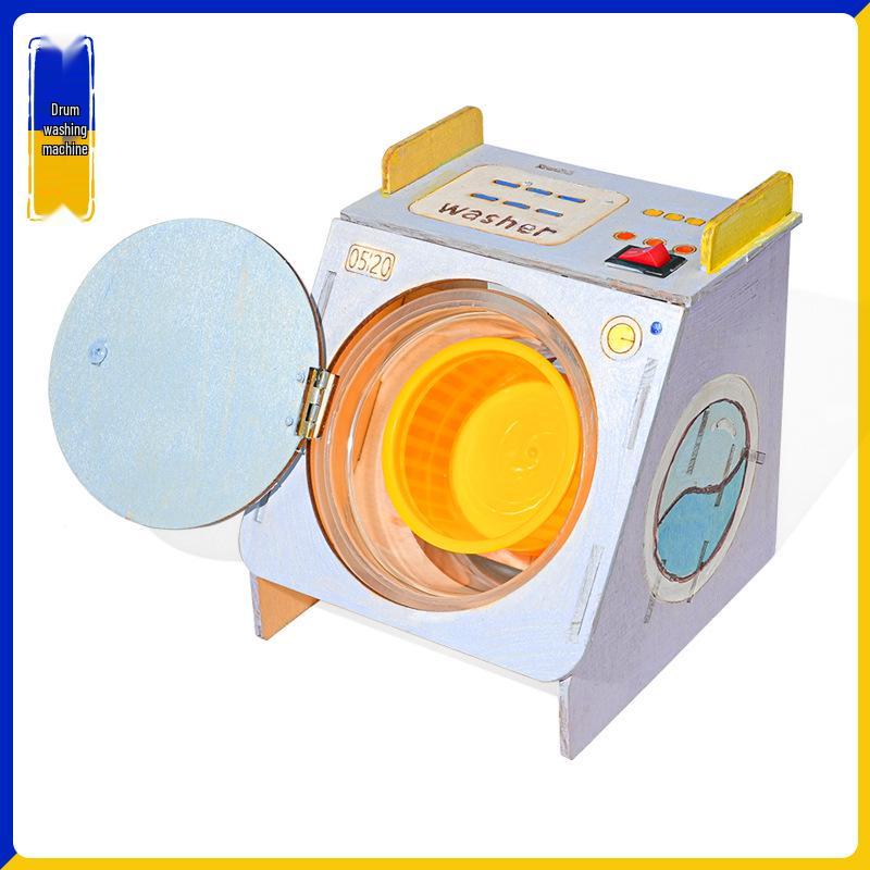 Handmade STEAM Roller Washing Machine Kit for Educational Science Experiments
