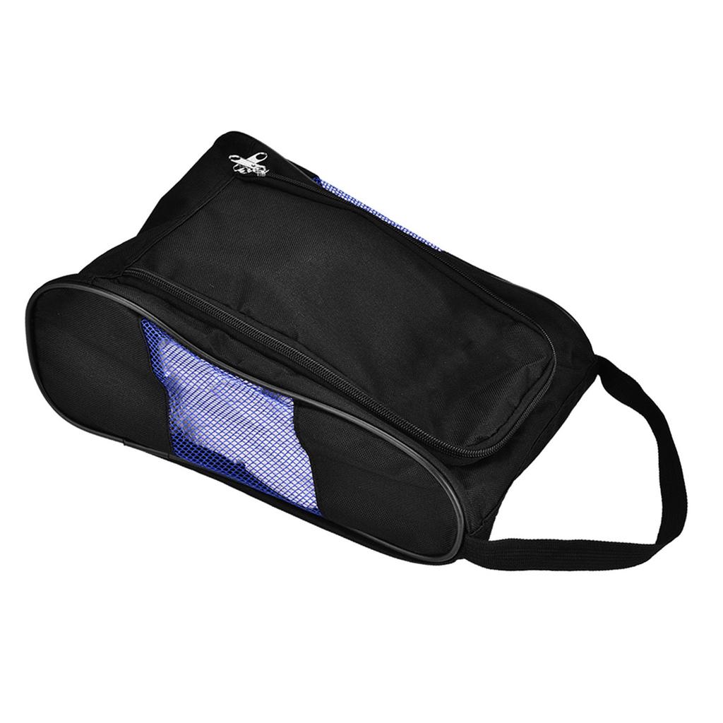 Portable Breathable   Shoes Bag Case   Pouch Storage Sports Accessory(Black)