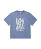 KNOW WAVE Disbandment Logo Tee Kn25T003Blu (Blue)