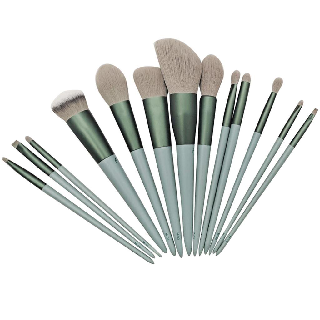Fashion Portable Makeup Brush Set Foundation Brush Eye Shadow Brush Set 13PC