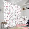 2pcs,2D Plane Printing Print Curtains Hospital Medical Versatile Polyester Fabric (without Rod) Decorations For Home Ldeal for