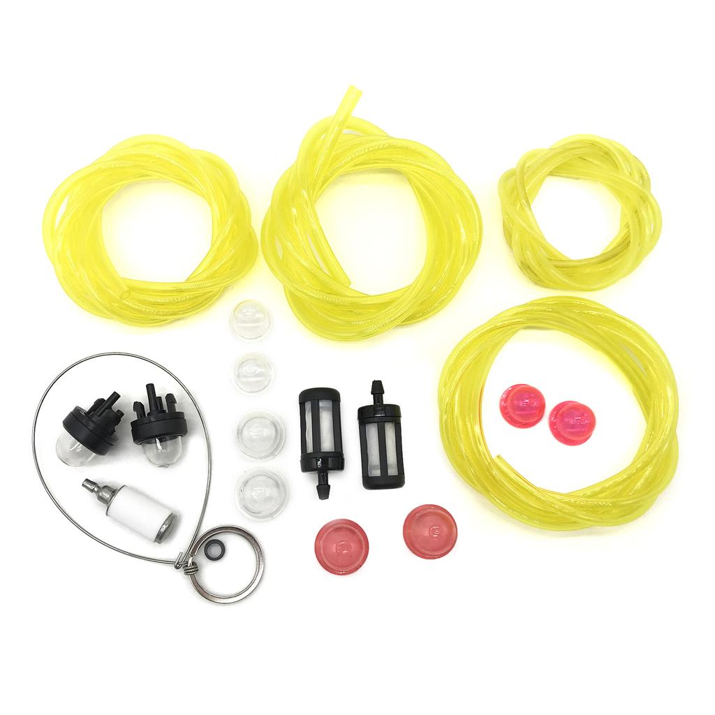 Air Filter Primer Bulb Fuel Filters Fuel Hose for Spark Plug For Chainsaws Blowers Pressure Washers Garden Tools Service