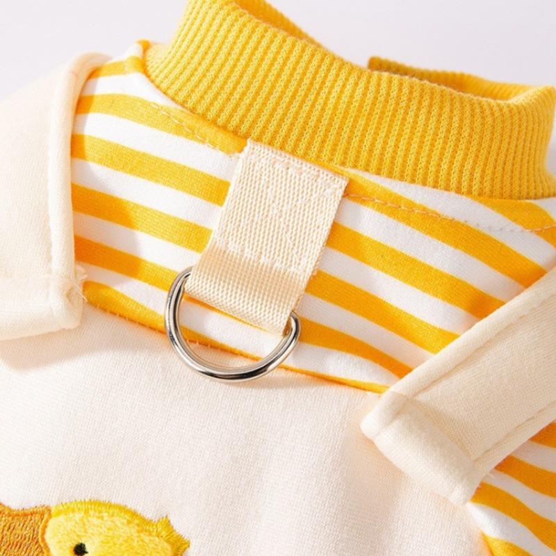 New Cute Striped Cartoon Puppy Sweater Cat Pet Clothes