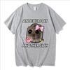 Have Another Day Another Slay Sad Hamster Print Pattern T Shirts Men/Women Harajuku Aesthetic Tshirt Vintage Unisex Streetwear