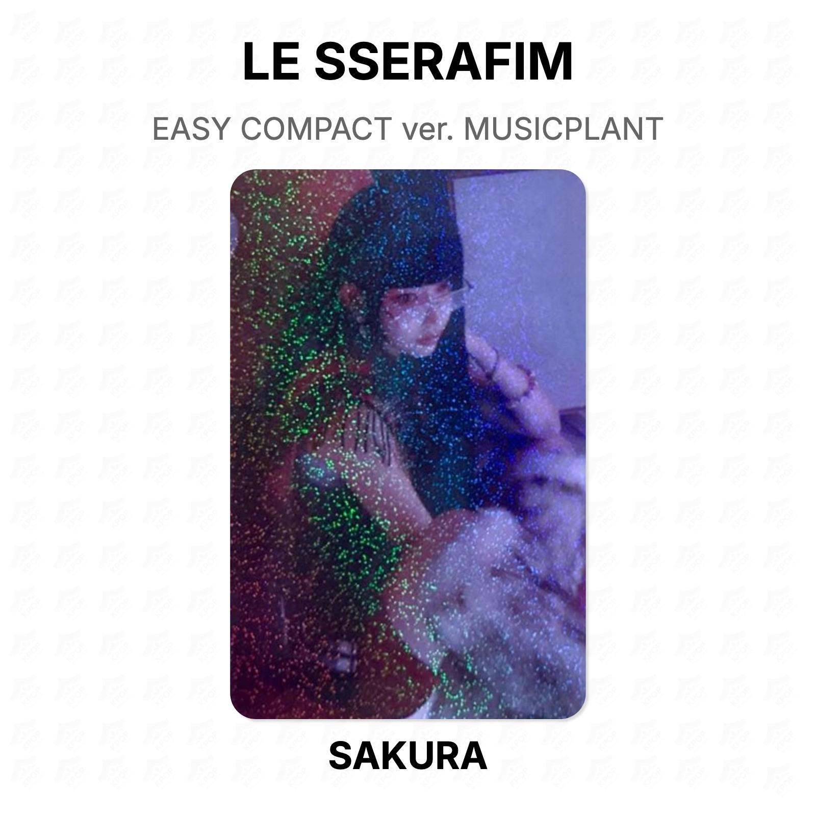 LE SSERAFIM EASY COMPACT ver. MUSICPLANT Official Photocard SAKURA