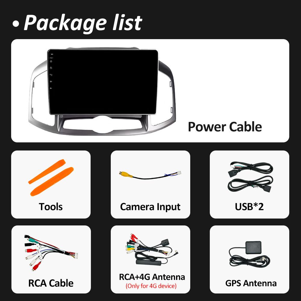Android 14 Car Audio For Chevrolet Captiva 1 2011 2012 2013 2014 2015 2016 Radio Player Bluetooth Wireless Carplay DSP Stereo 4G